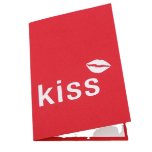 Popup Gift Cards Kiss 10*15 cm
